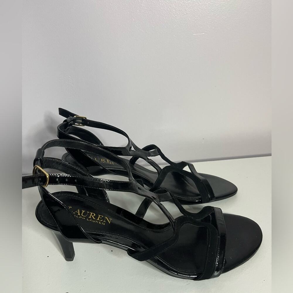 Lauren by Ralph Lauren black patent leather pumps sz 9- brand new condition